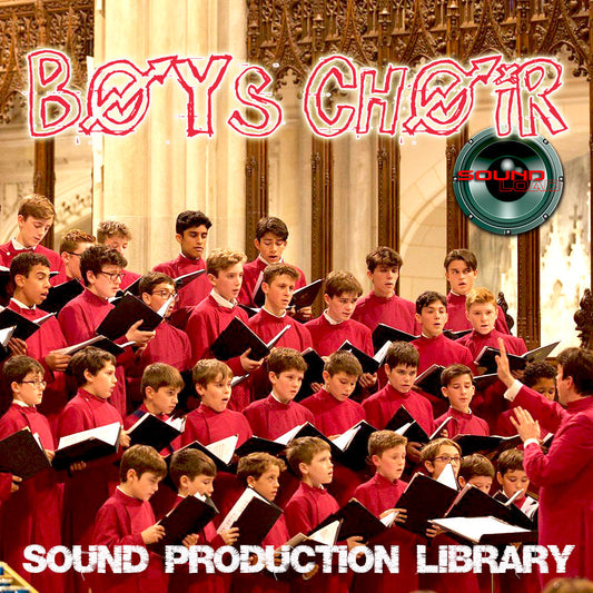 Boys Choir Real - Large Original WAVE Samples Studio Library. Digital delivery!