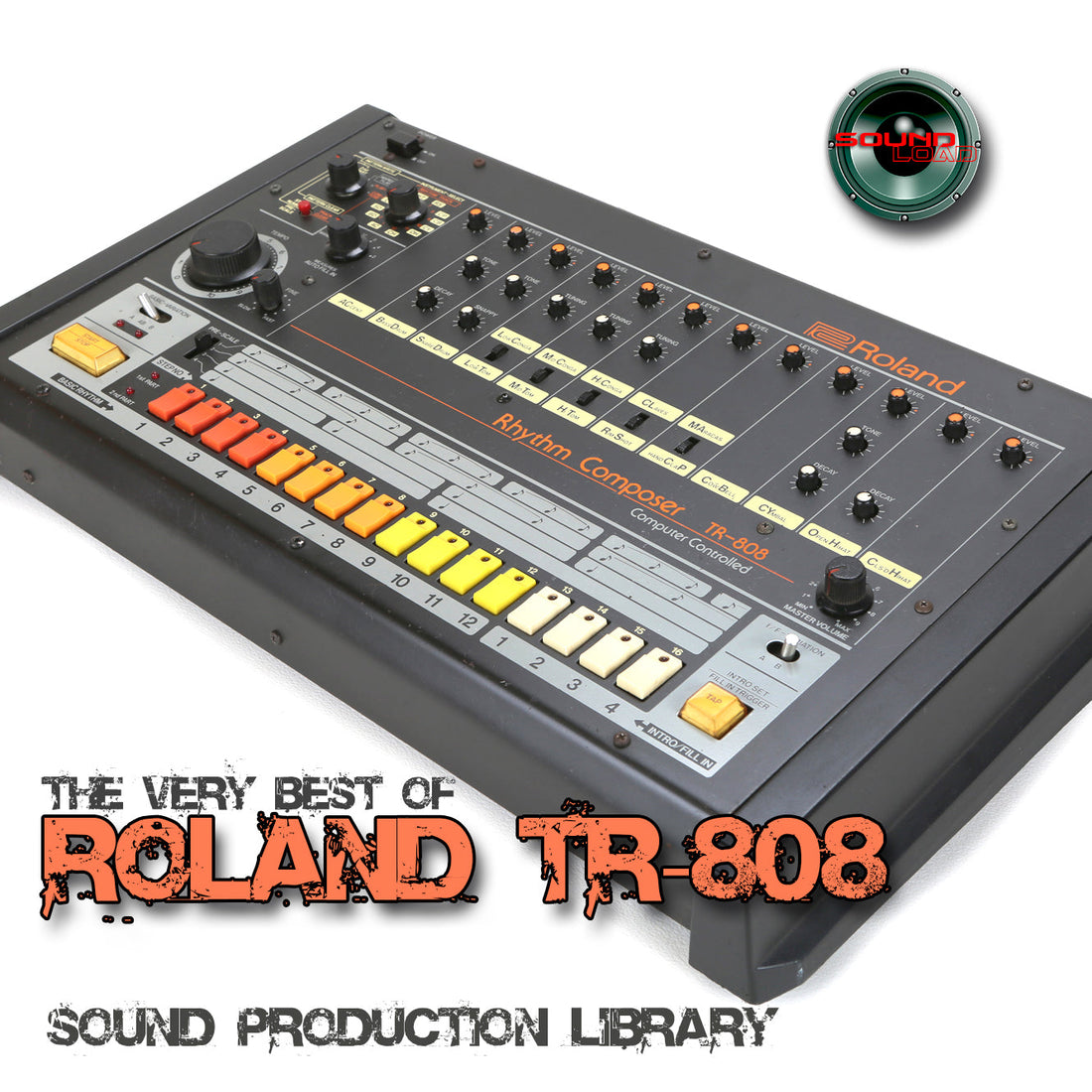 ROLAND TR-808 Drums - Large Perfect Original essential Samples/Loops studio Library