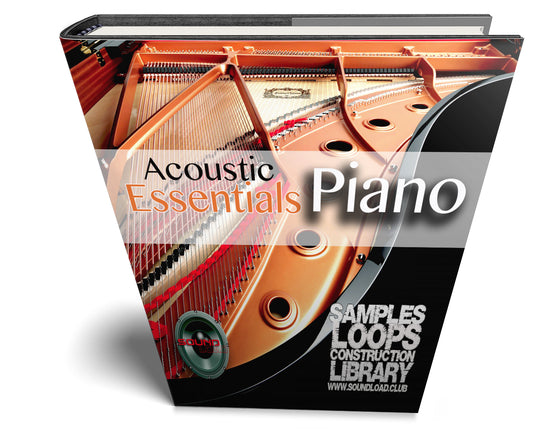 Acoustic Piano Essentials - Large authentic WAVE Samples Studio Library