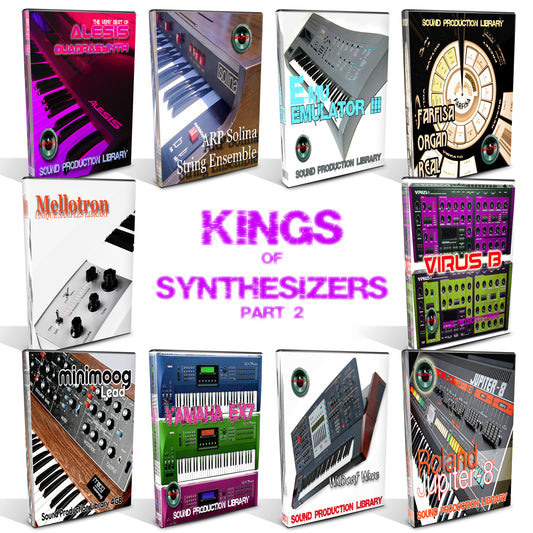 KINGS of Synths MEGA Bundle part 2 - 10 Large Original Samples/Loop Libraries