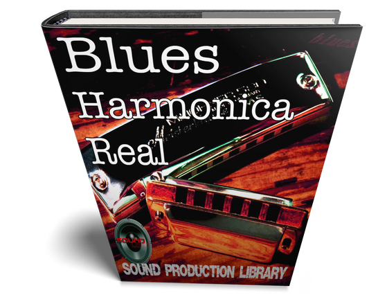 Blues Harmonica Real - Large original WAVE Samples/Loops Library