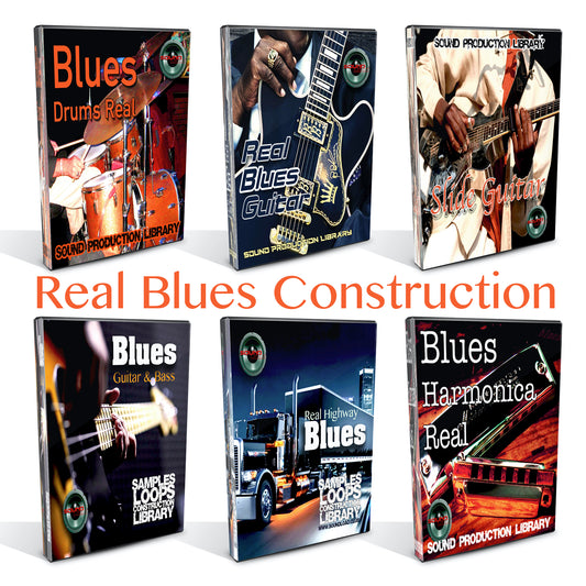 Blues Master MEGA Bundle - 6 Large Essentials WAVE Samples/Loops Libraries