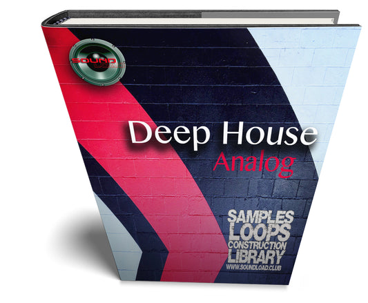 DEEP HOUSE ANALOG - Large Essential WAVE Samples/Loop Studio Library