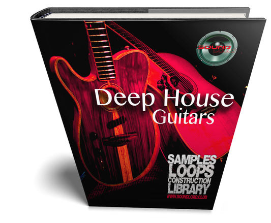 DEEP HOUSE Guitars- Large Essential WAVE Samples/Loop Studio Library