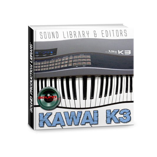 KAWAI K3 - Large Original Factory & New Created Sound Library and Editors