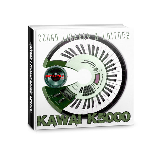 KAWAI K5000 - Large Original Factory & New Created Sound Library and Editors