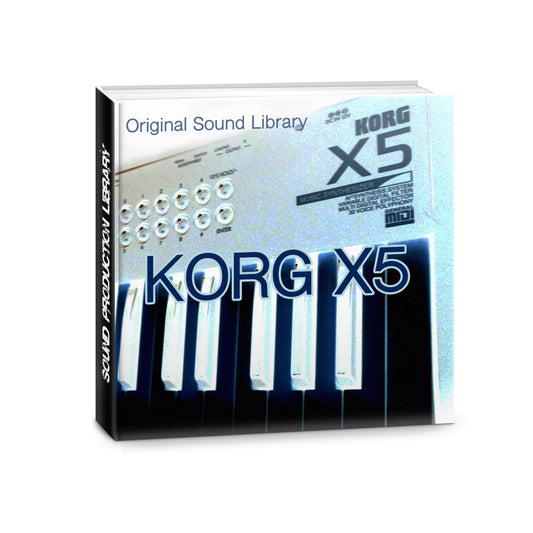 KORG X5 - Large Original Factory & New Created Sound Library and Editors