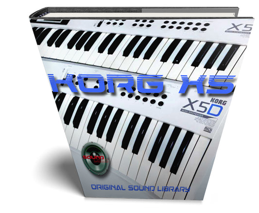 KORG X5 - Large original WAVE Samples/loops Studio Library