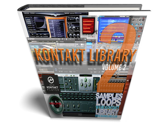 KONTAKT Library (Vol 2) - Large Essential Samples/Loops Library 10GB for Free Kontakt Player (Any DAW, PC/Mac)