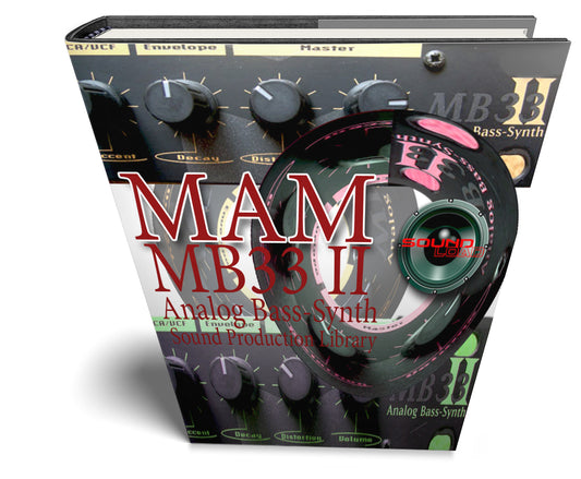 MaM MB33 mkII -KING of German Analog Bass - Large unique original WAVE Samples Studio Library