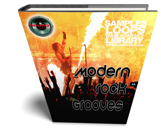 Modern Rock Grooves - Large original WAVE Samples/Loops Library