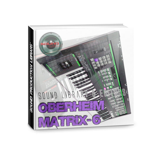 Oberheim MATRIX-6 - Large Original Factory & New Created Sound Library and Editors