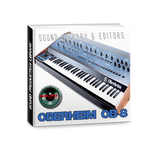 Oberheim MATRIX OB-8 - Large Original Factory & New Created Sound Library and Editors