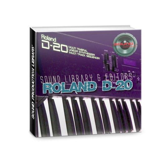 Roland D-20 - Large Original Factory & New Created Sound Library and Editors