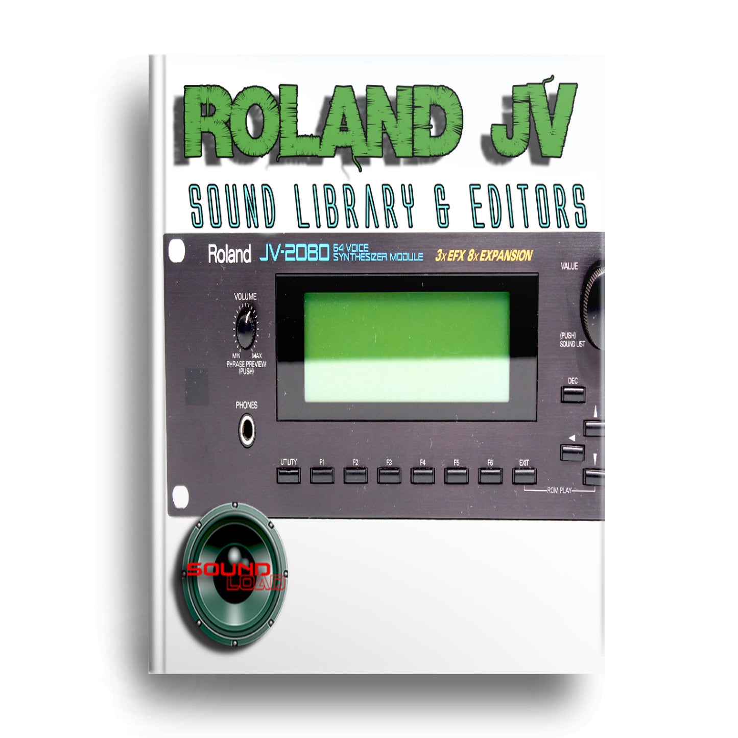 Roland JV1080 (2080) - Large Original Factory & New Created Sound Library and Editors