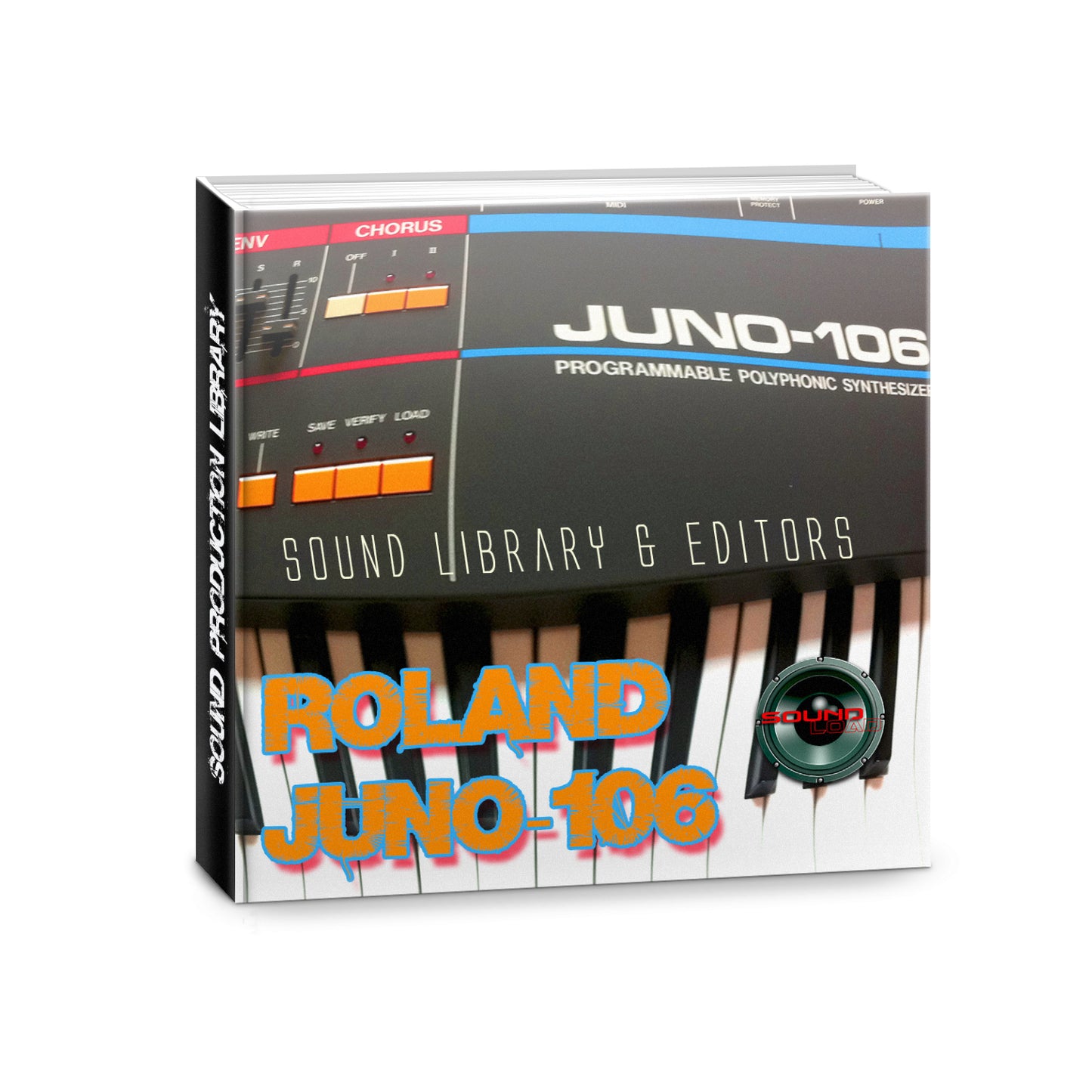 Roland Juno-106 - Large Original Factory & New Created Sound Library and Editors