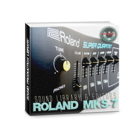 Roland MKS-7 - Large Original Factory & New Created Sound Library and Editors