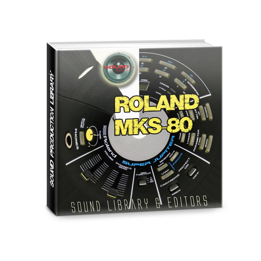 Roland MKS-80 - Large Original Factory & New Created Sound Library and Editors