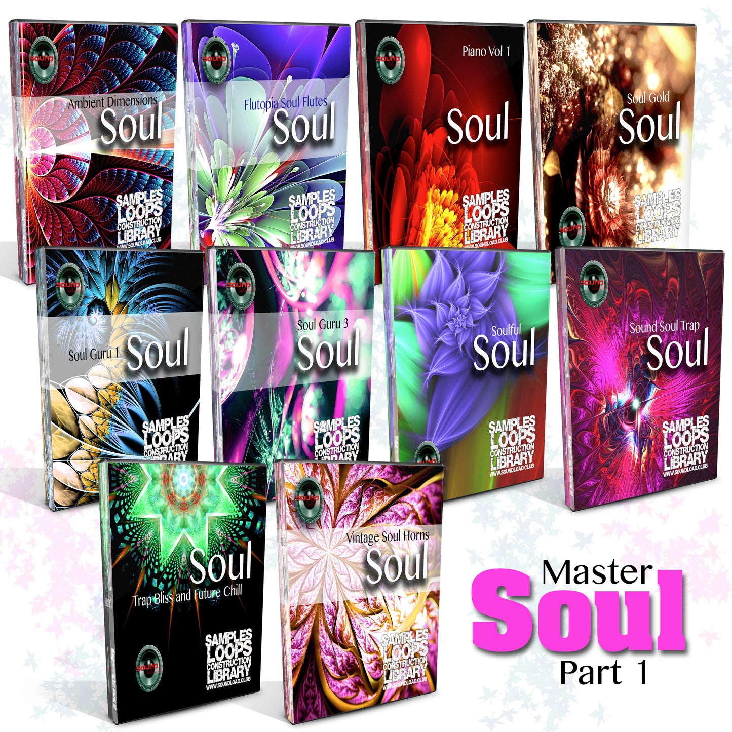 SOUL Master MEGA Bundle Part 1 - 10 Large Essential WAVE Samples/Loop Studio Libraries