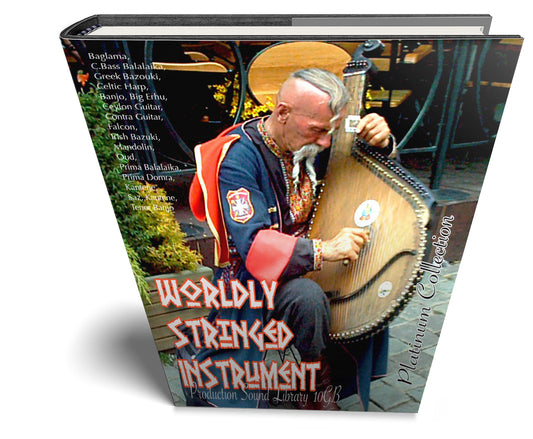 STRINGED Worldly Instruments - Large original WAVE Samples/loops studio Library