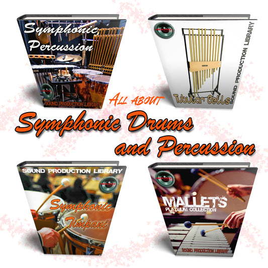 Symphonic Drums MEGA Bundle - 4 HUGE Unique Original Samples/Loop Libraries