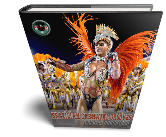 Brazilian Carnival Grooves - Large Authentic WAVE  Samples/Loops Library