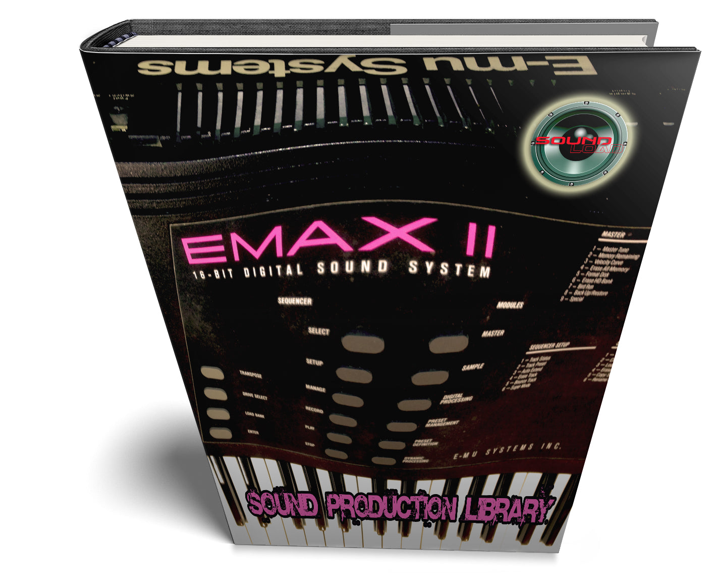 E-mu Emax II - Large original WAVE Samples Studio Library