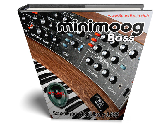 minimoog Bass - The KING of analog sounds - Large original WAVE Samples Studio Library