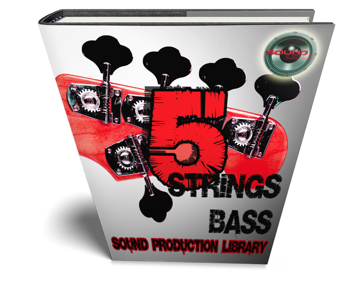 5 Strings Bass Guitar Real - Large Authentic WAVE Samples Studio Library