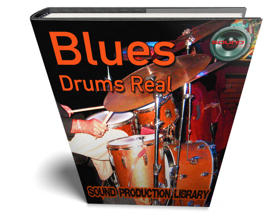 BLUES DRUMS Real - Large original WAVE samples/loops/grooves studio library