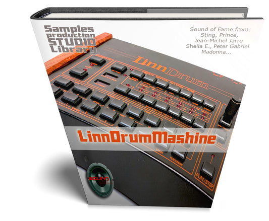 LinnDrum Machine - Large unique original WAVE Studio samples/loops Library