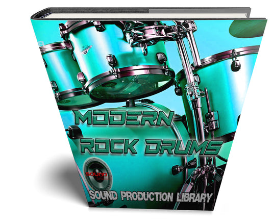 Modern ROCK Drums - Large Real WAVe Samples/loops studio Library