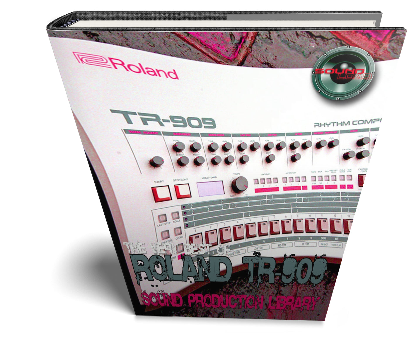 ROLAND TR-909 Drum machine - Large Original Essential Wave Samples/Loops Studio Library