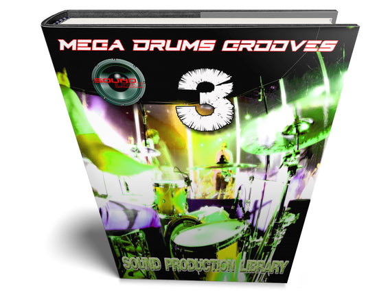 MEGA DRUMS GROOVES 3 - Large Samples Library - Kits/Loops/Performances 8.5GB